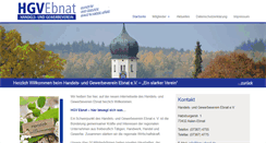 Desktop Screenshot of hgv-ebnat.de