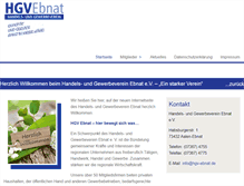 Tablet Screenshot of hgv-ebnat.de
